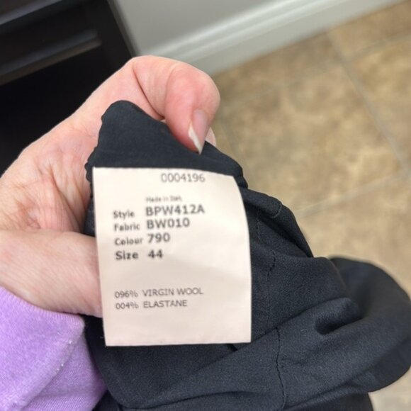 ANTONIO BERARDI Black Sleeveless Dress made in Italy 44 us 8 - Picture 9 of 14